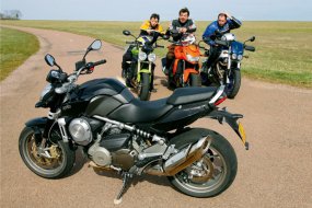 Comparatif Aprilia 850 Mana / Buell XB9-SX / Triumph (...)