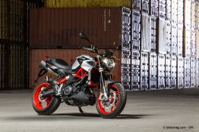 Aprilia Shiver 900, plus de volume