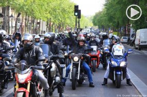 Motards en colère : la FFMC fait campagne à Paris