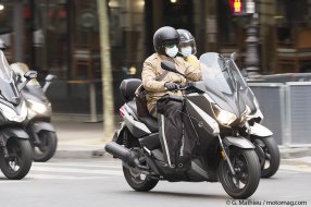 Port du masque. La Mutuelle des motards scrute (...)