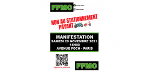 Manifestation contre le stationnement payant à Paris le (...)