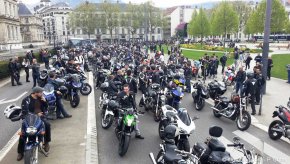 Manif FFMC 38 : 900 motards isérois en colère