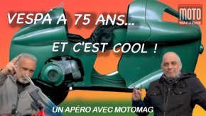 Vespa a 75 ans : un nouvel apéro avec Motomag