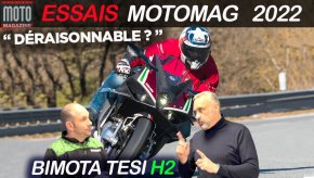 [VIDEO] Essai Bimota Tesi H2