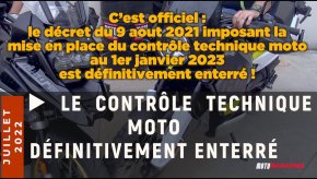 Abrogation du contrôle technique moto : l'interview (...)