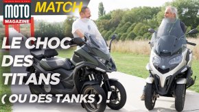 [VIDEO] Match Piaggio MP3 530 VS Kymco CV3 550