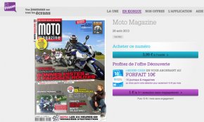Tablettes numériques : Moto Magazine de septembre est (...)