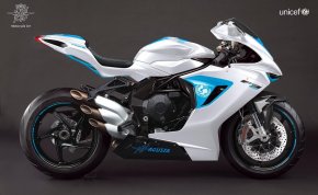 100 000 € pour une MV Agusta F3 800 au profit de l'Unicef 100 000 € pour une MV Agusta F3 800 au profit de (...)