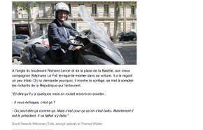 Politique : le Président Hollande ne roulera plus en (...)