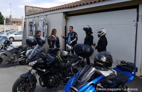 Gironde : des techniciens enfilent le cuir pour la bonne cause Gironde : des techniciens enfilent le cuir pour la (...)