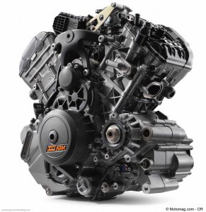 KTM 1290 Super Duke R : moteur twin LC8