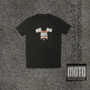 T-shirt motard noir de Moto Magazine 2014
