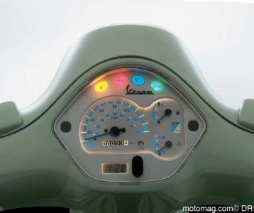Vespa Turismo : instrumentation