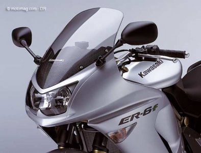 Kawa 650 ER-6f : rétroviseurs