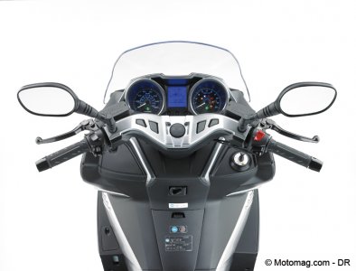 Scooter Kawasaki J125 : instrumentation complète