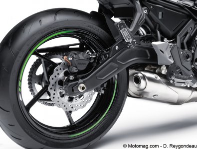 Kawasaki Ninja 650 : gain de poids à l’arrière