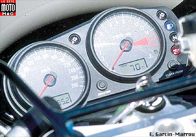 Kawasaki 600 ZX-6R : à bord
