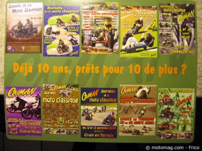 Caiman moto classique : set de table souvenir