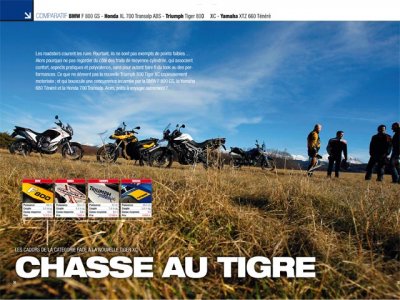 Moto Magazine 275 (mars 2011) : comparatif trails