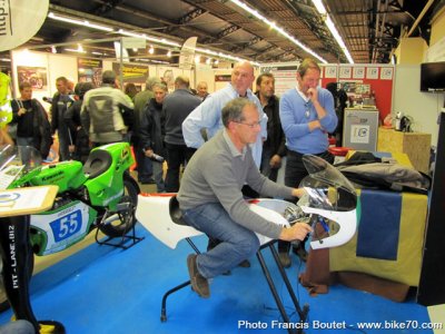 Salon Moto Légende 2011 : Kerlo, le vainqueur du Mans