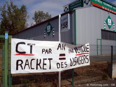 Anti-CT moto - FFMC 12/21 : non au racket !