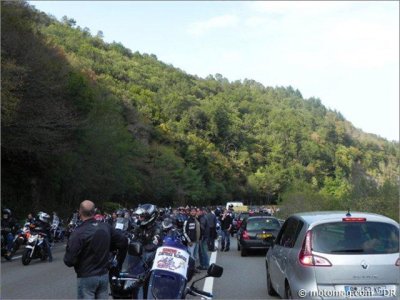 Anti-CT moto - Corrèze : pause entre Tulle et Brive