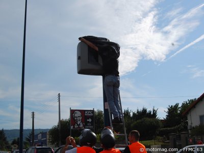 Manif 10 septembre Clermont : radars en sacs
