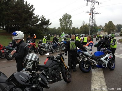 Anti-CT moto - Saône-et-Loire : blocages filtrants