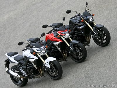 Essai Suzuki GSR 750 : trois coloris