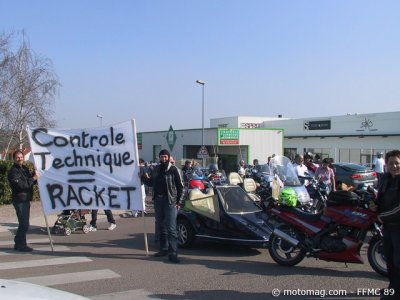 Manif 24 mars Auxerre : non et non au CT moto !