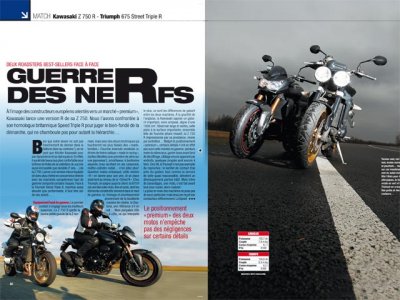 Moto Mag 275 : Kawa Z 750 R/Triumph 675 Street Triple
