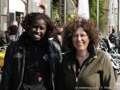 Filles en balade moto à Nantes : organisatrices de charme