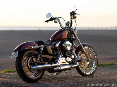 News 2012 Harley Sportster 72 : ambiance côte ouest