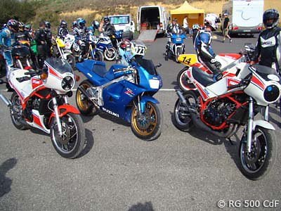 RG 500 Club de France : mythiques Yam RDLC