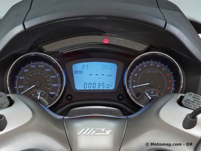 Piaggio MP3 500 Sport : mode « eco »