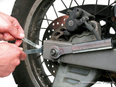 Opérations avec l’outillage de bord : étape 3