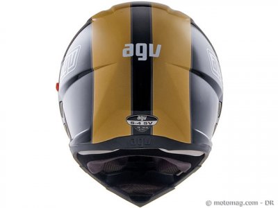 Test casque AGV S-4 SV : de dos