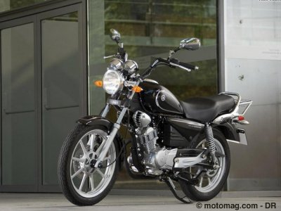 Yamaha YBR 125 Custom : joli mais en retrait