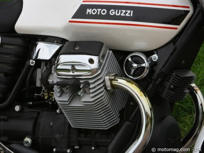 Essai Guzzi V7 Classic : moteur
