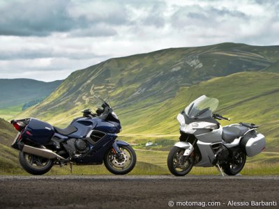 Essai Triumph 1200 Trophy SE : deux coloris