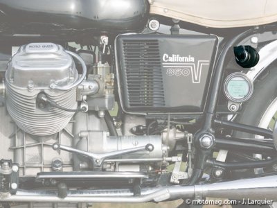 Moto Guzzi 850 GT : contacteur à clé