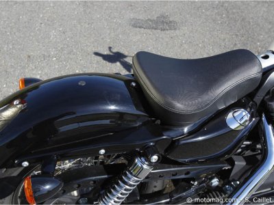 Harley-Davidson Sportster « 48 » : selle dure et étroite