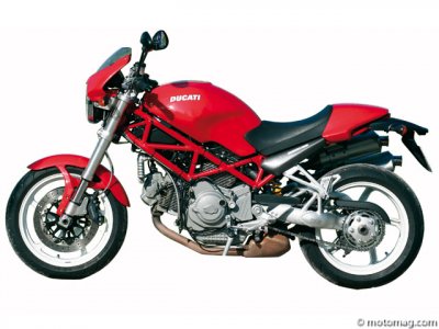 Ducati Monster 1000 S2R : rouge sang