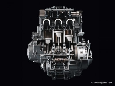 Yamaha MT-09 : 3-cylindres
