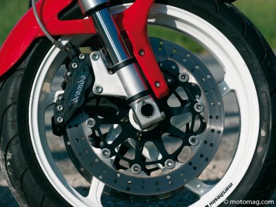 Ducati Monster 1000 S2R : train avant