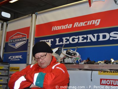 Coup de fatigue au Honda TT Legends