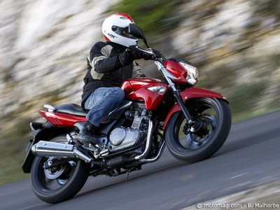 Essai Suzuki 250 Inazuma : bien équilibrée