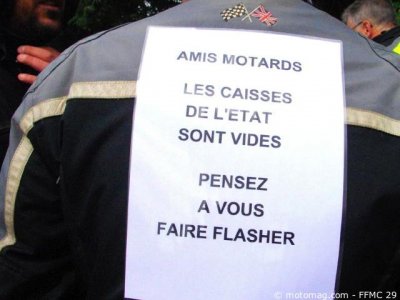 Manifestation à Brest : « pensez à vous faire flasher ! »