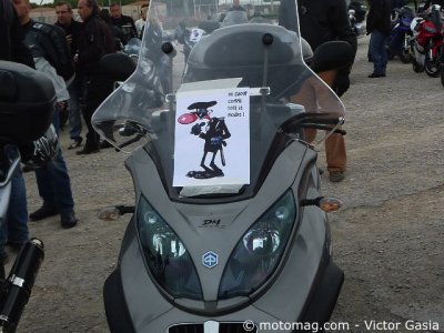 1.000 motards à Montpellier (34) : les scoot’s sont là !