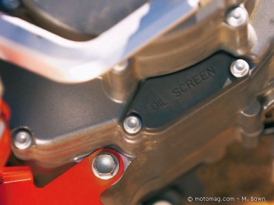 KTM 950 Super Enduro : protections moteur